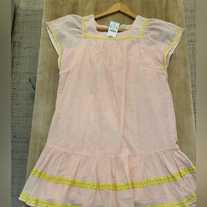 Crewcuts Pink Dress with Yellow Accents - Size 10 girls